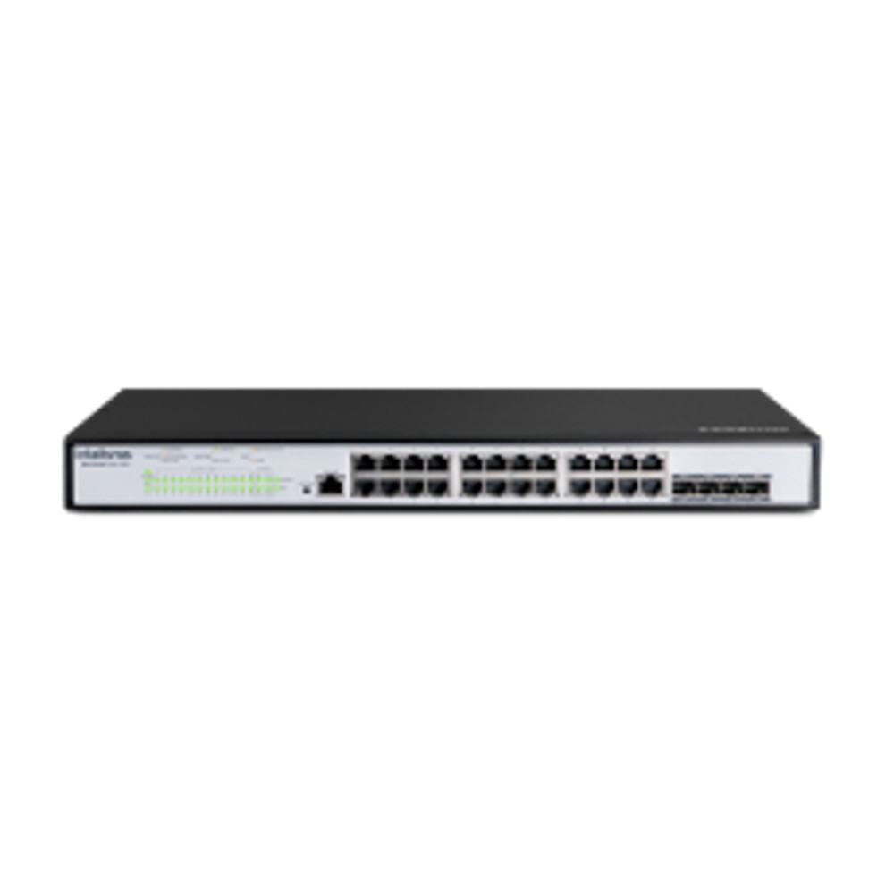 Switch Gerenciável 24 Portas 4P SFP 10000 BASE-X POE S2328G PB Intelbras