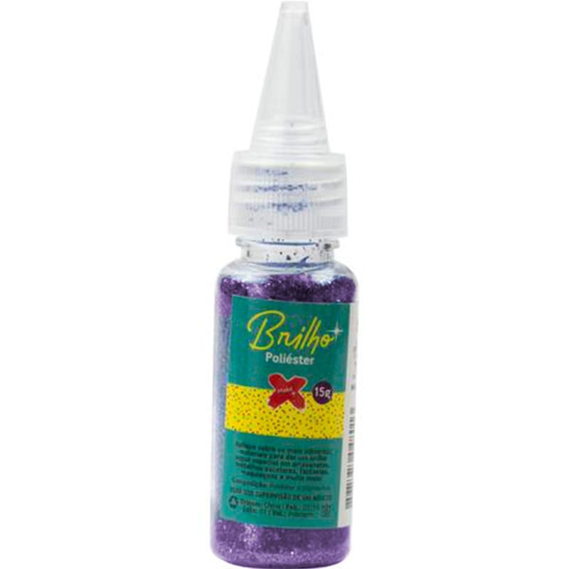 Glitter Bisnaga Make Mais em Poliéster com 15 Gramas Cores Variadas