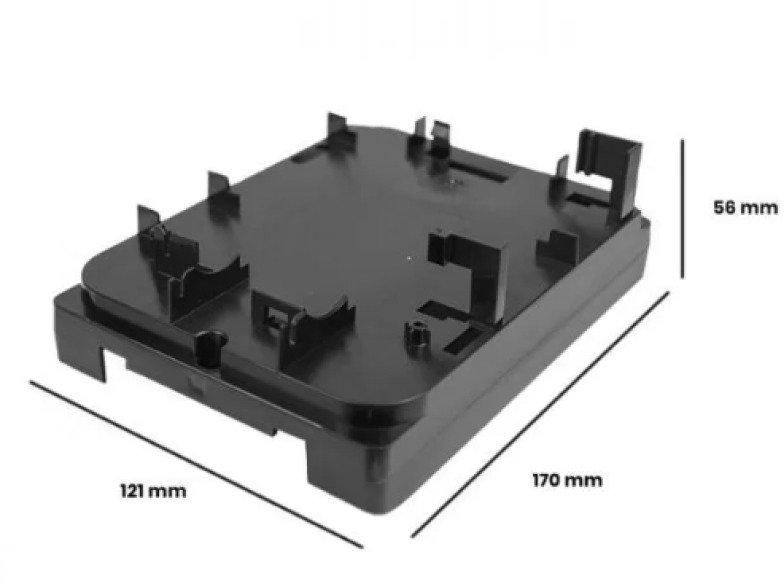 Base Plástica Automatizador Basculante BR300 BR400 BC500 Fast CI1000 Intelbras