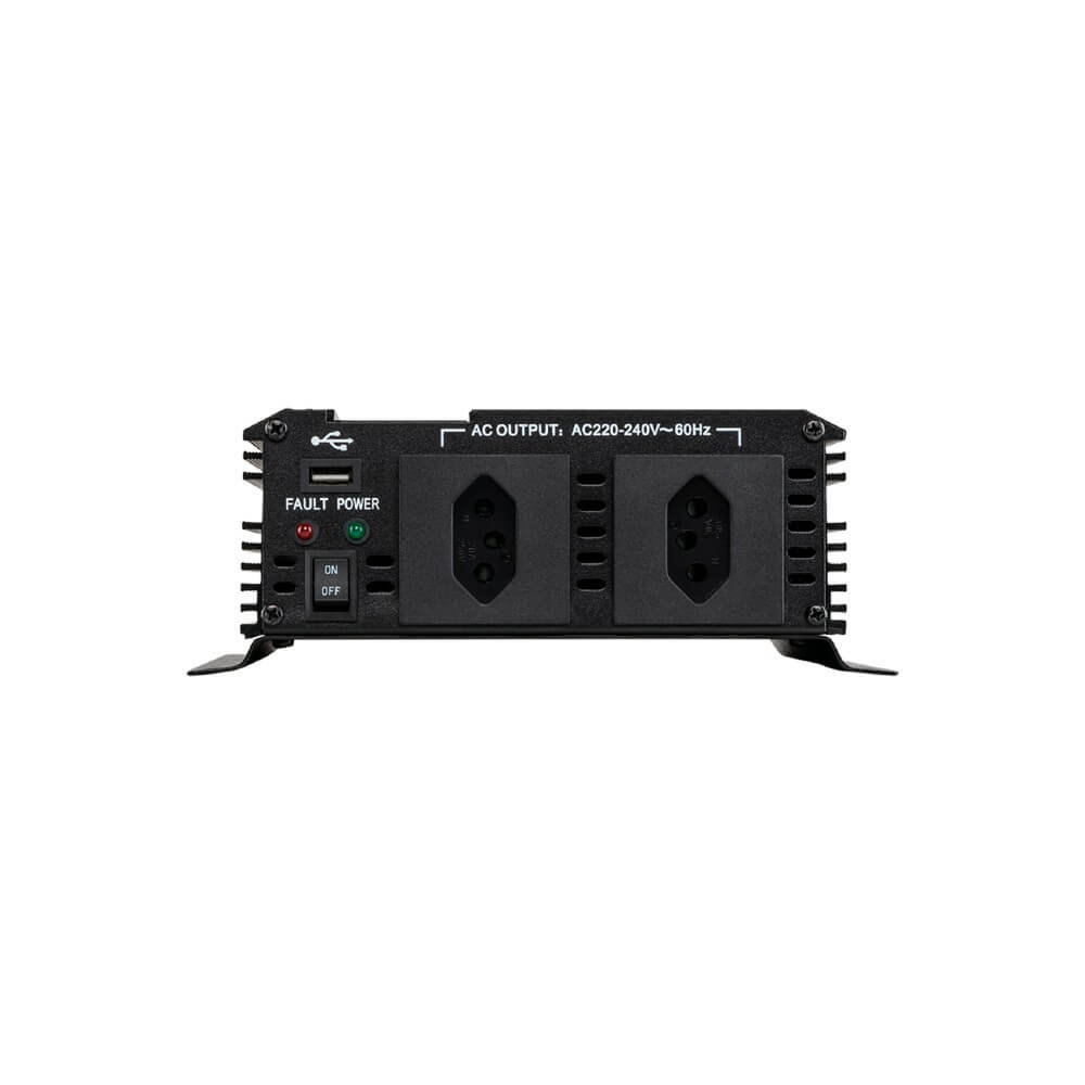 Inversor de Tensão Modificada 1100W 24 VCC Para 127 VAC IMV 1101 Intelbras
