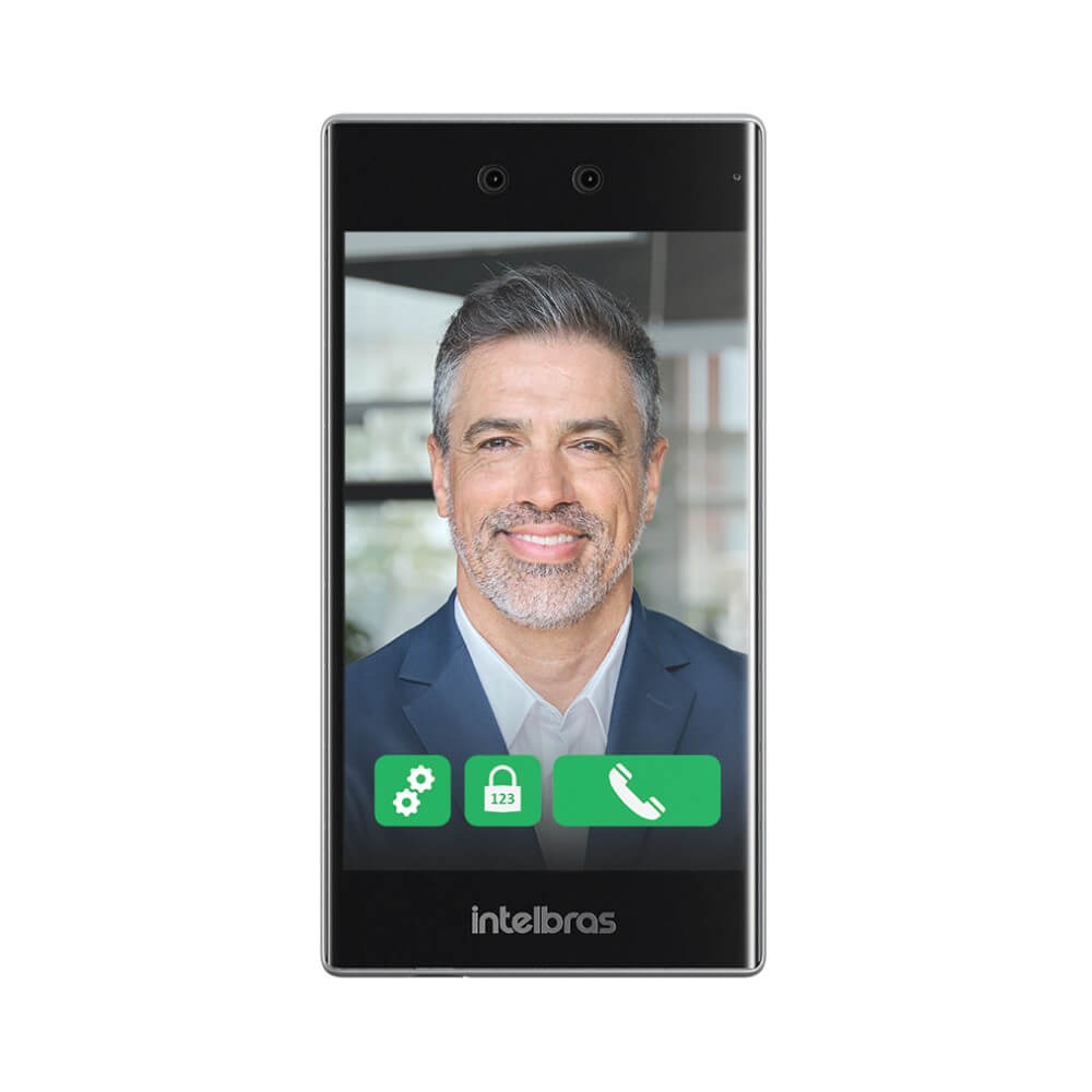 Controle de Acesso Facial SS 9530 MF W Alto Fluxo Intelbras