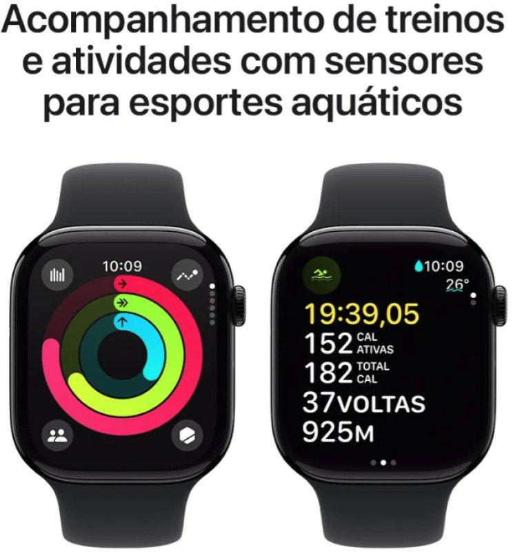 Apple Watch S10 46 mm Jet Black Preto