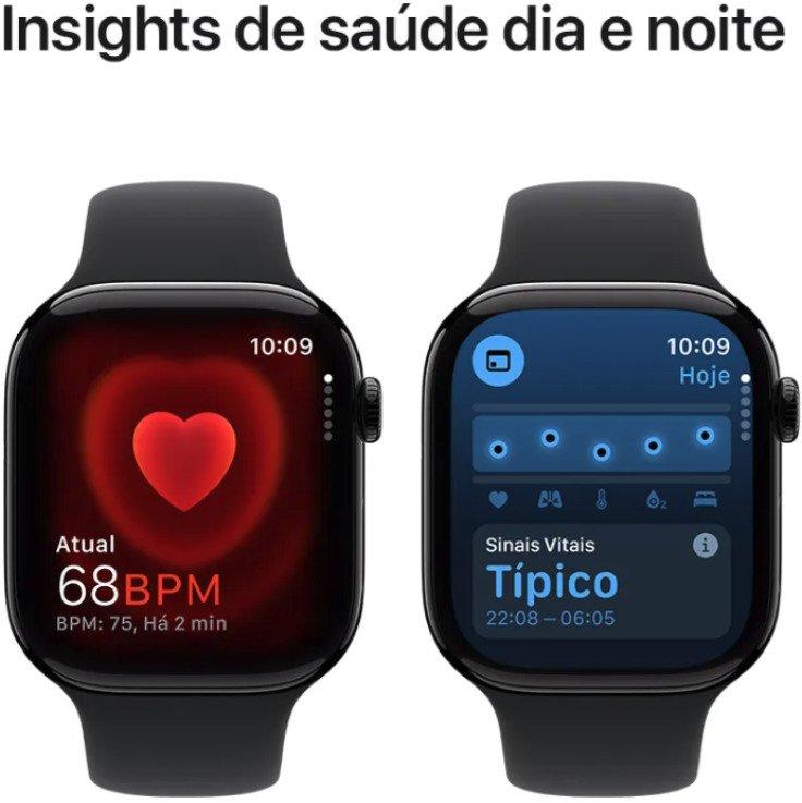 Apple Watch S10 46 mm Jet Black Preto