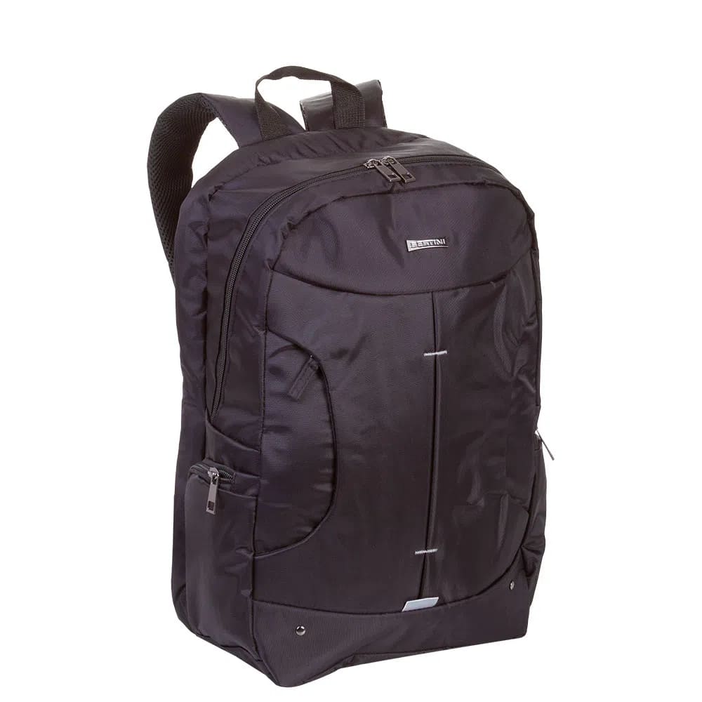Mochila de Costa Sestini Grande 2 Compartimentos New Next Preto Grande