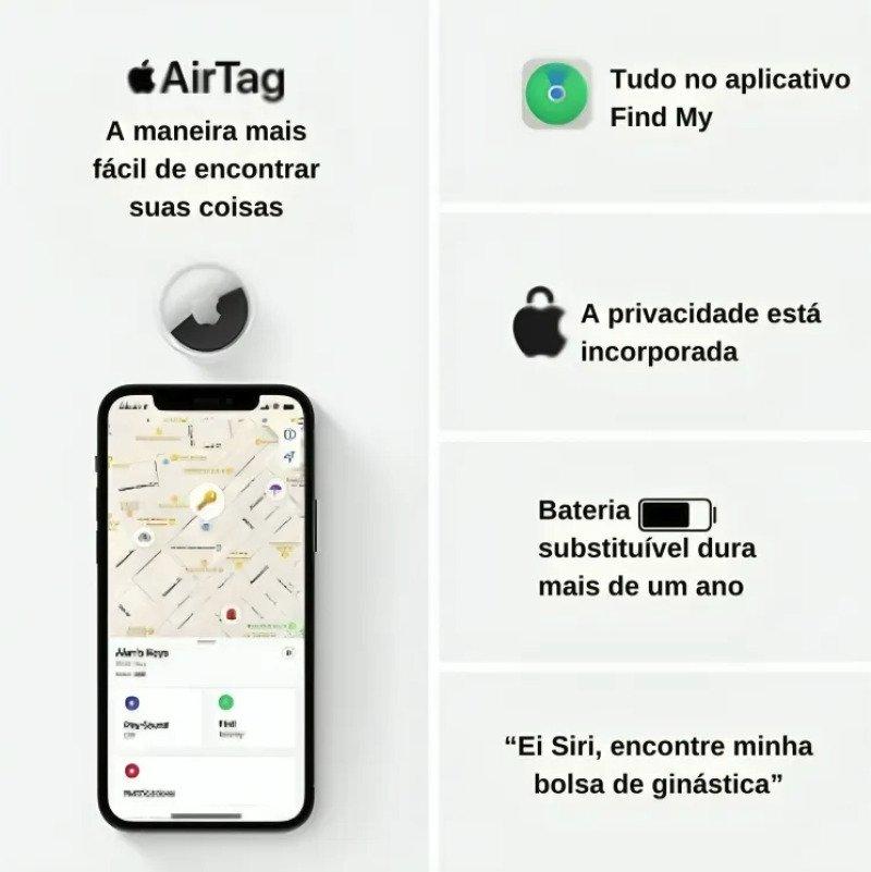 Apple AirTag Rastreador Localizador 4 Unidades