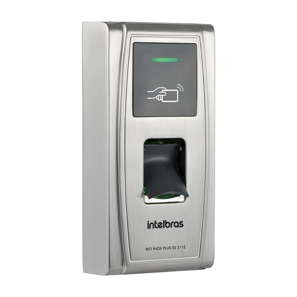 Controlador de Acesso 125kHz Bio Inox Plus Intelbras SS 311 E