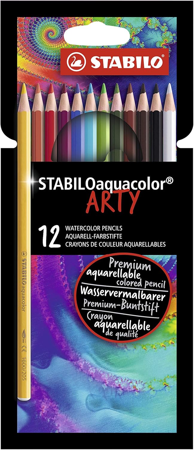 Caneta Hidrográfica Stabilo Point 0.4mm Arty com 12 Unidades
