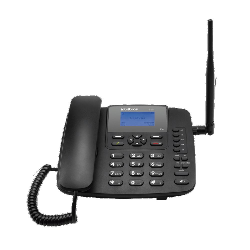 Kit Telefone Celular Fixo 3G CFA 6041 Intelbras