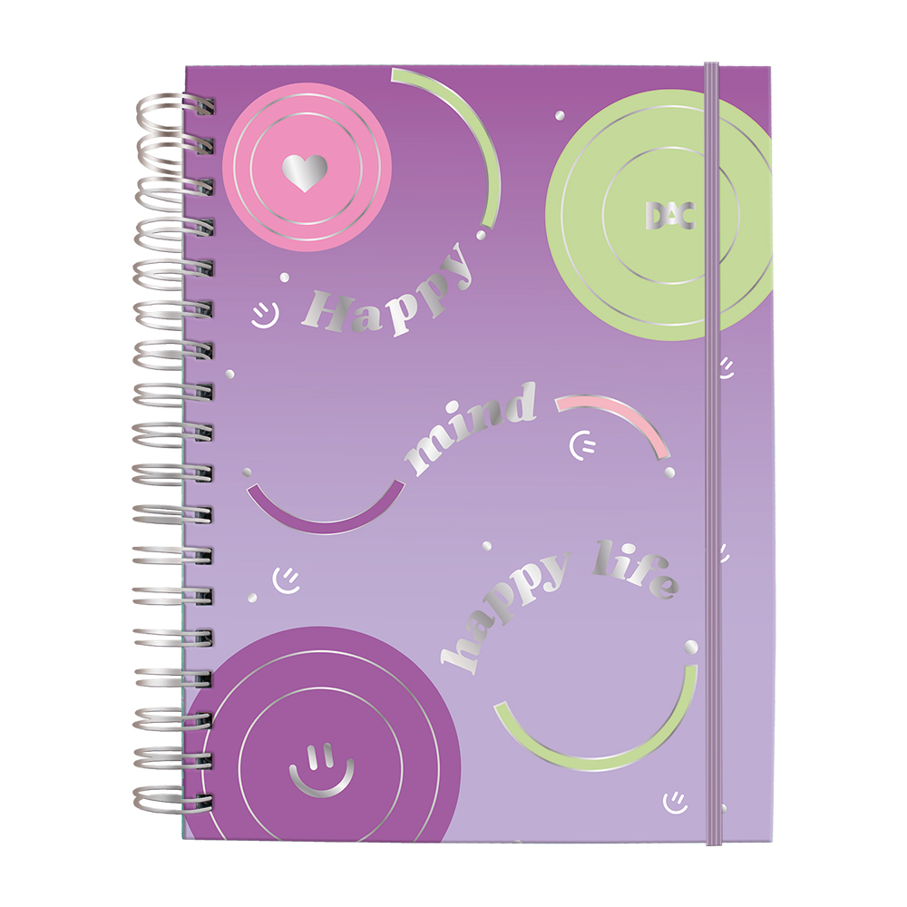 Caderno DAC Smart Universitário Pop com Folhas Reposicionáveis 90g