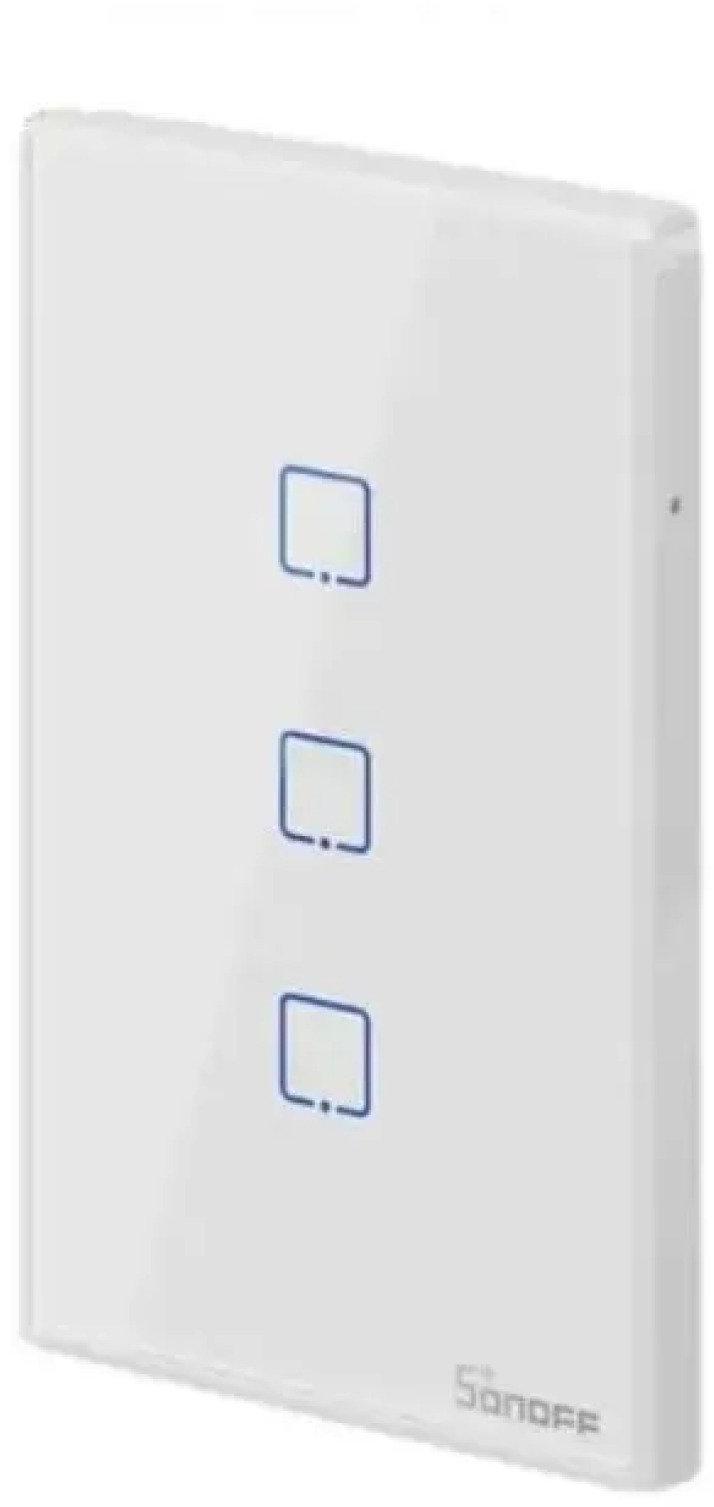 Interruptor de Luz Smart 3 Teclas Branco Wi-Fi RF 433 Mhz SONOFF TX T2US3C