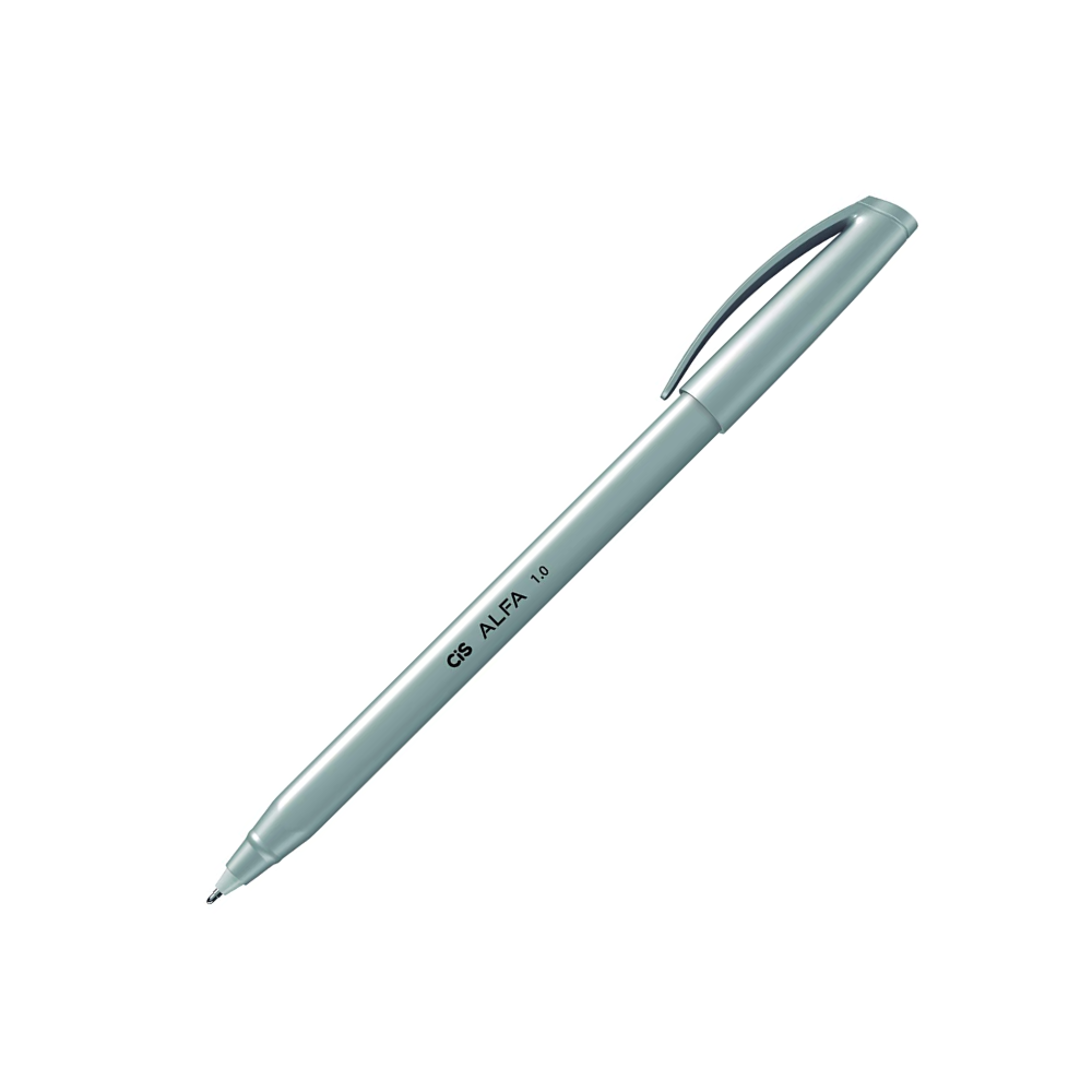 Caneta Esferográfica CIS Alfa 1.0 mm Corpo Sextavado