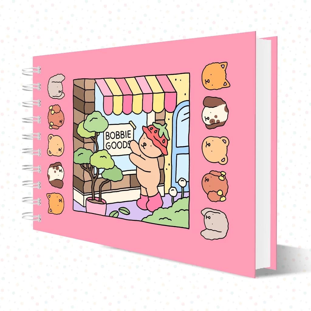 Livro Bobbie Goods Infantil Médio com 50 Folhas