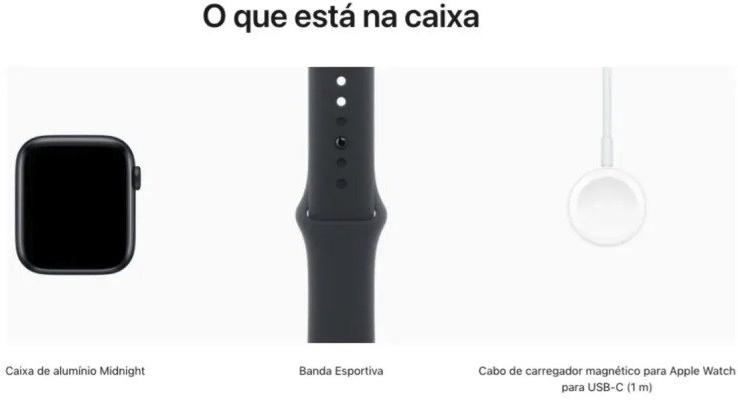 Apple Watch SE 2 44 mm Meia Noite