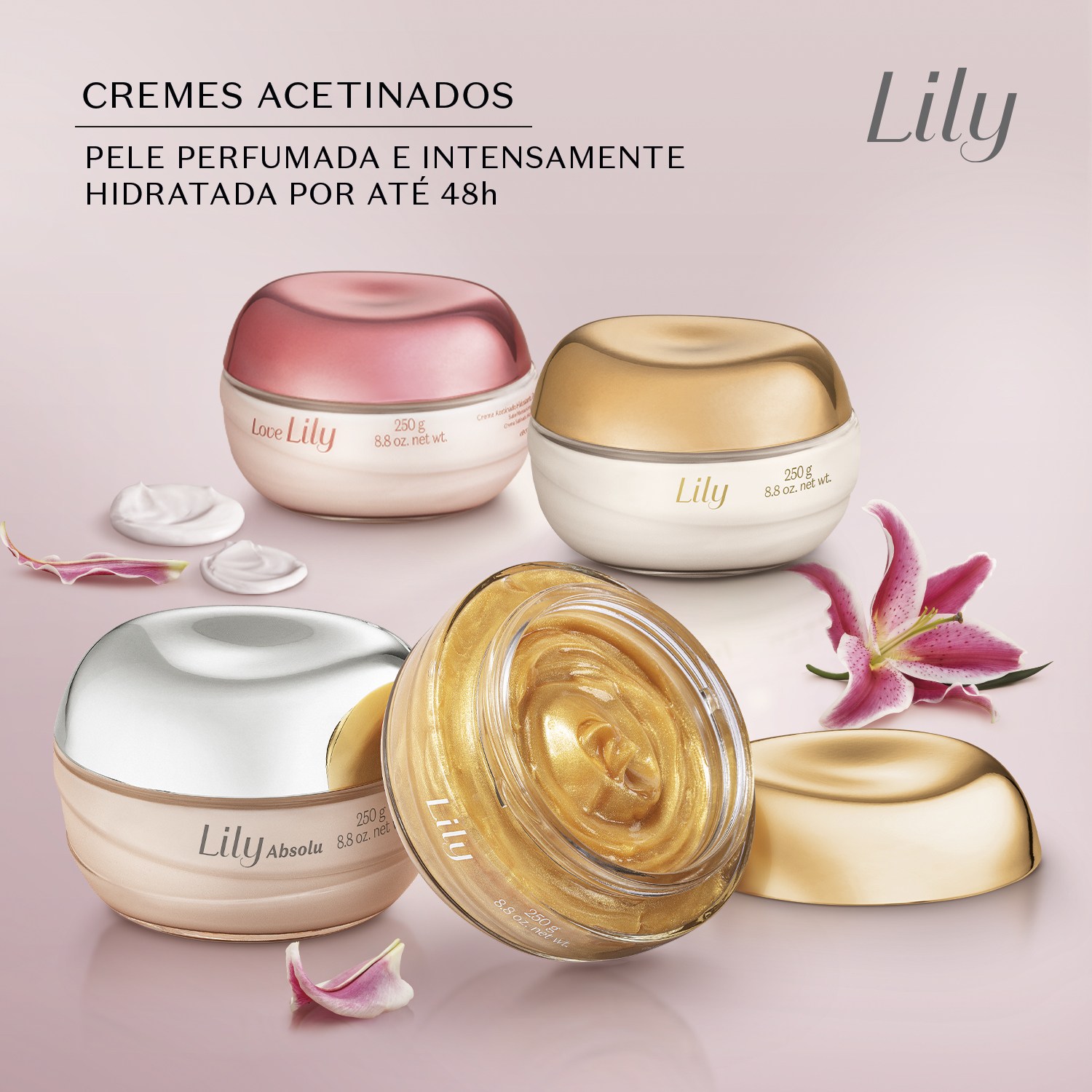 Geléia Iluminadora Corporal Lily Glow 250g